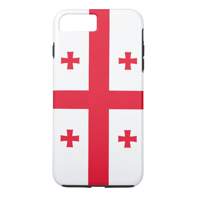 Flag of Georgia Case-Mate iPhone Case (Back)