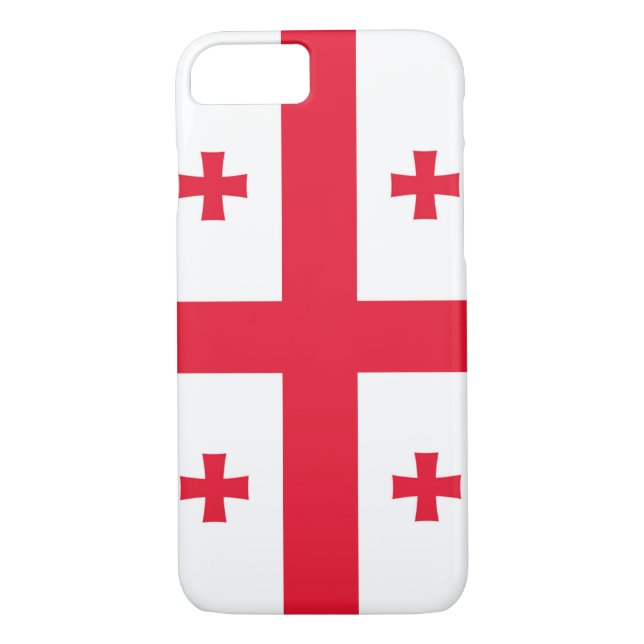 Flag of Georgia Case-Mate iPhone Case (Back)