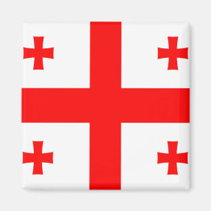 Flag of Georgia (country) Magnet