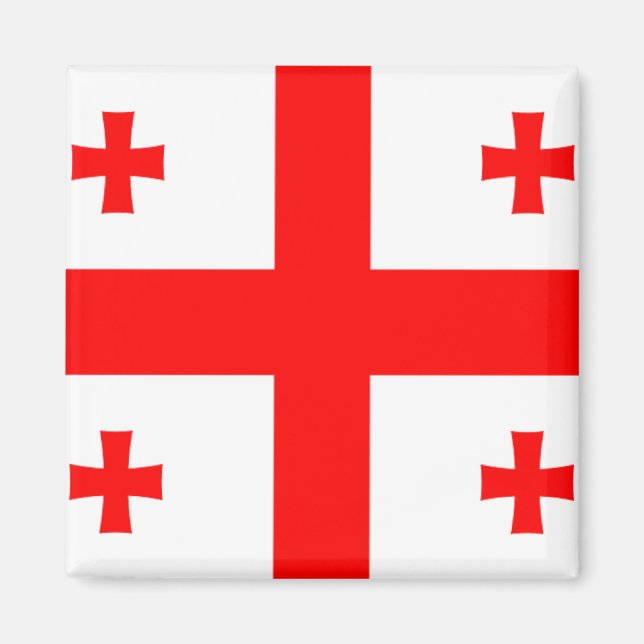 Flag of Georgia (country) Magnet (Front)