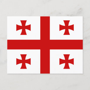 Flag of Georgia Postcard