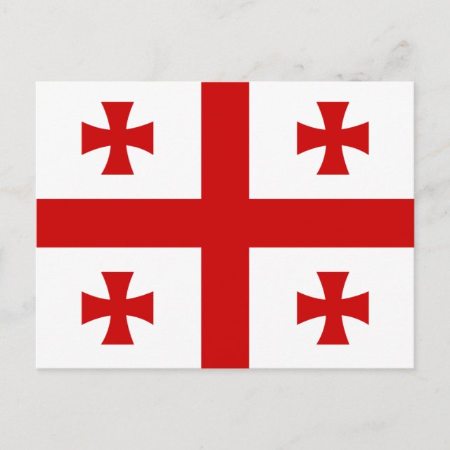 Flag of Georgia Postcard (Front)