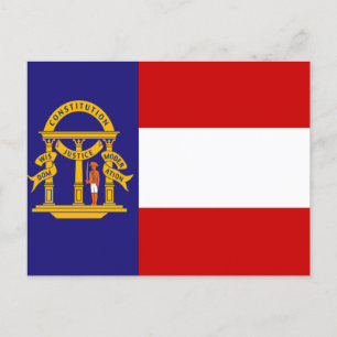 Flag of Georgia Postcard