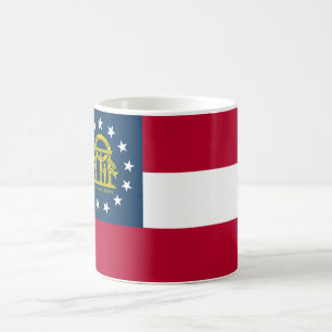 Flag of Georgia (US State) Coffee Mug