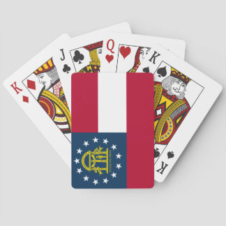Flag of Georgia (US State) Playing Cards