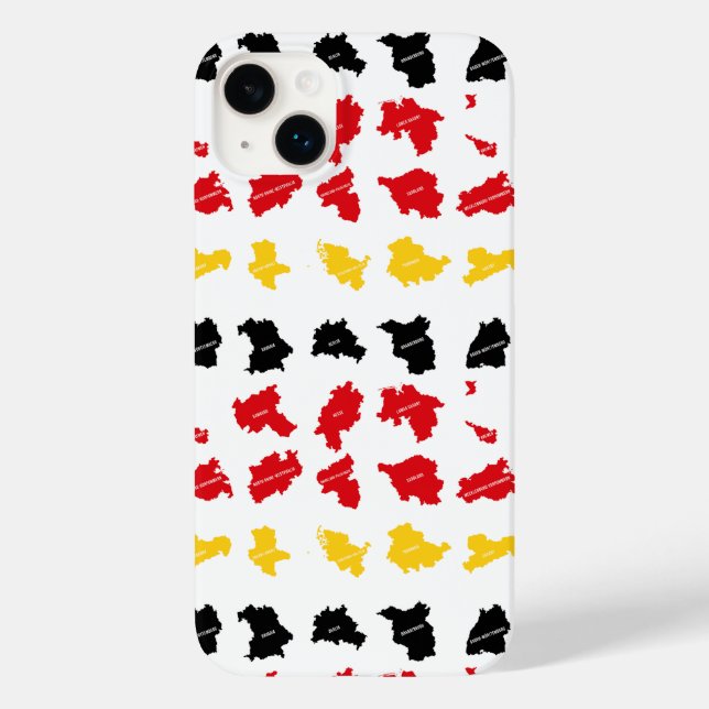 Flag of German States Case-Mate iPhone Case (Back)