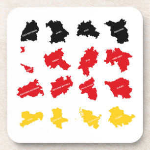 Flag of German States Coaster