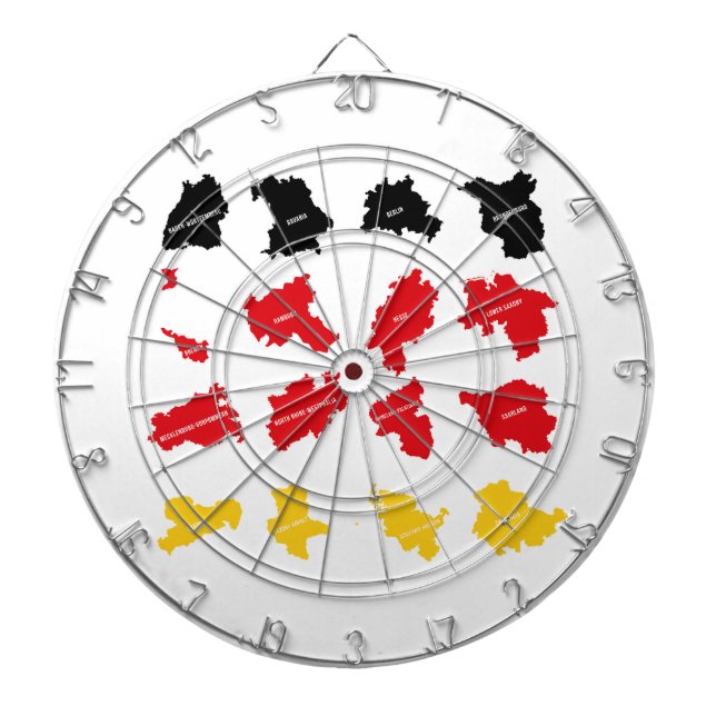 Flag of German States Dartboard (Front)