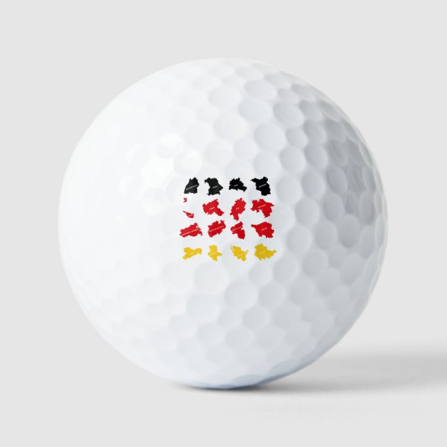 Flag of German States Golf Balls (Front)
