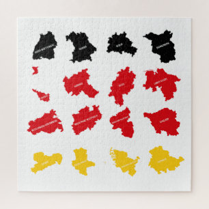 Flag of German States Jigsaw Puzzle