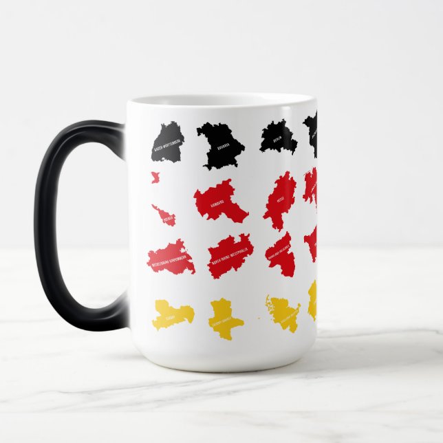 Flag of German States Magic Mug (Left)