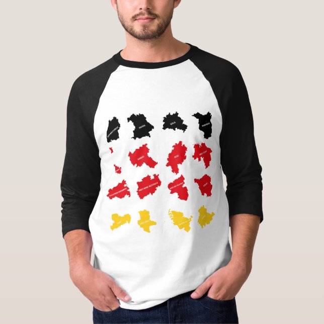 Flag of German States T-Shirt (Front)