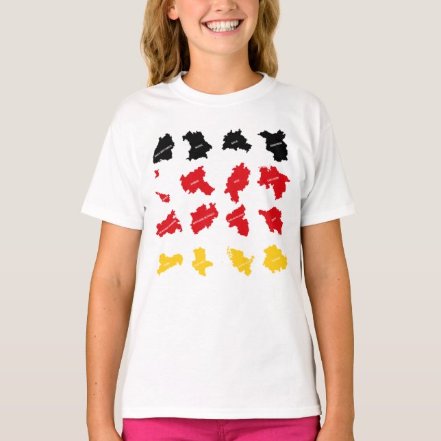 Flag of German States T-Shirt (Front)