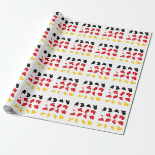 Flag of German States Wrapping Paper