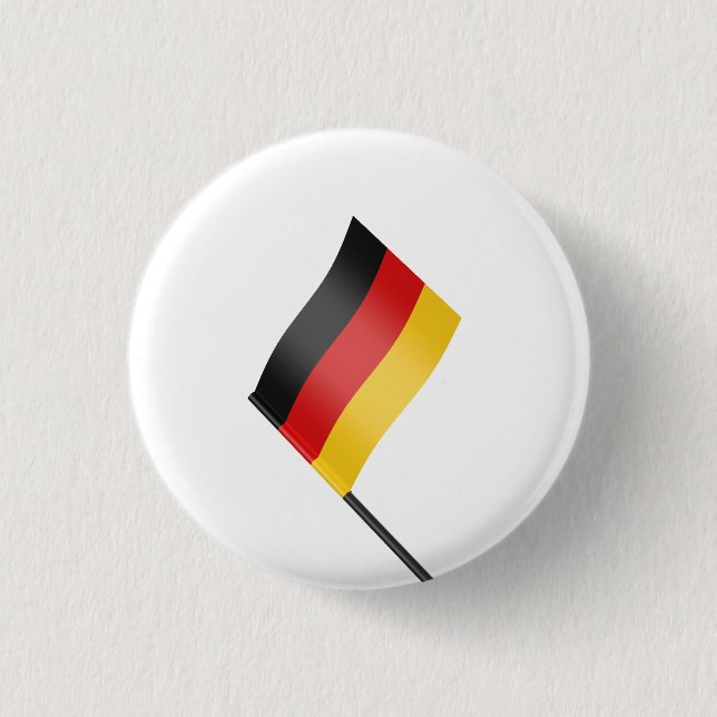 Flag of Germany 3 Cm Round Badge (Front)