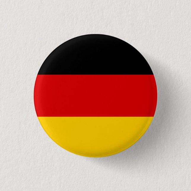 Flag of Germany 3 Cm Round Badge (Front)