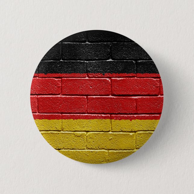Flag of Germany 6 Cm Round Badge (Front)