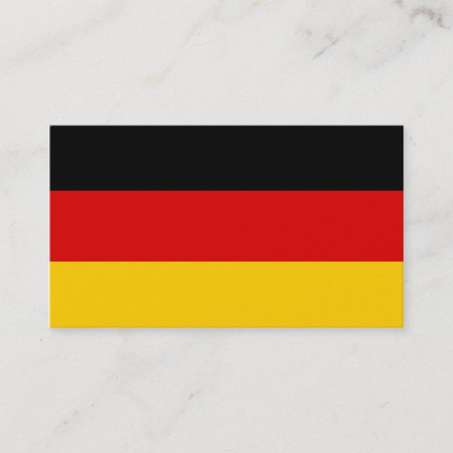 Flag of Germany  Business Cards (Front)