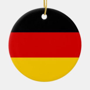 Flag of Germany Ceramic Tree Decoration
