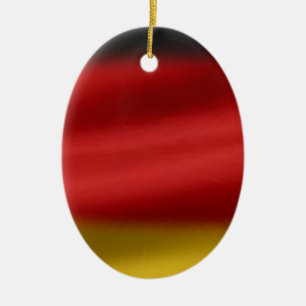 Flag of Germany Ceramic Tree Decoration
