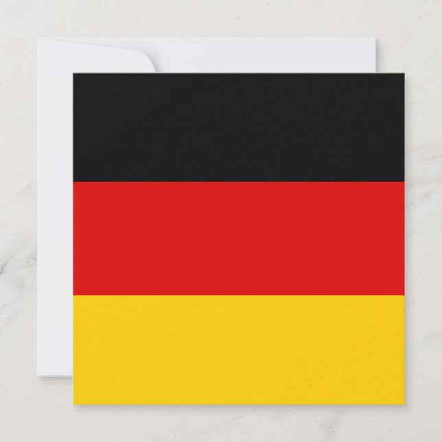 Flag of Germany (Deutschland) Card (Front)