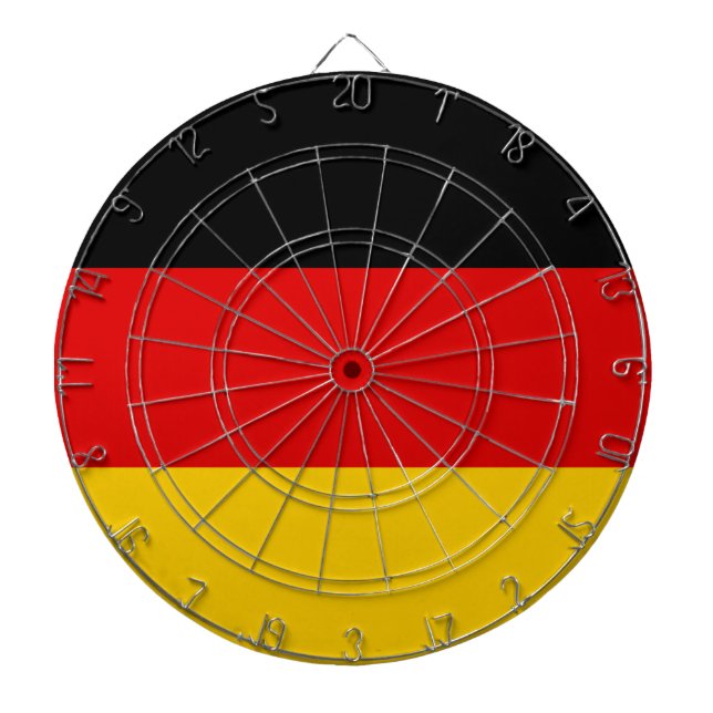 Flag of Germany (Deutschland) Dartboard (Front)