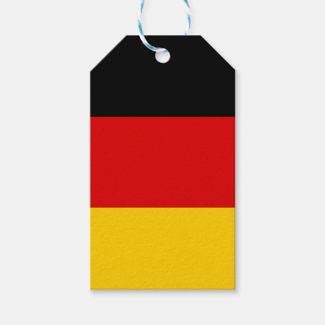 Flag of Germany (Deutschland) Gift Tags (Front)