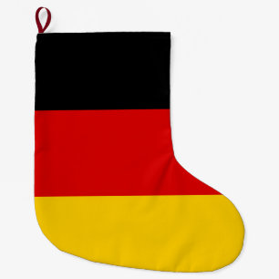 Flag of Germany (Deutschland) Large Christmas Stocking