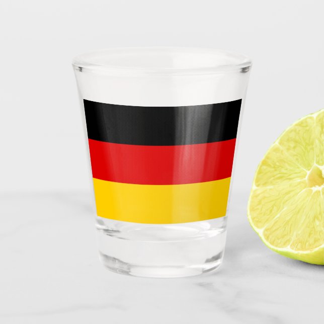Flag of Germany (Deutschland) Shot Glass (Front)