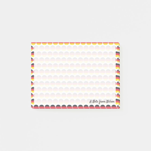 Flag of Germany Emojis Post-it Notes (Front)