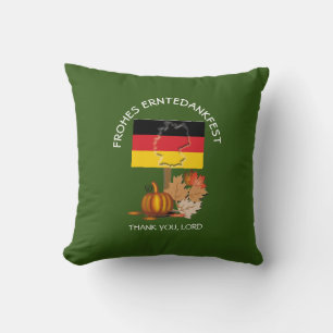 Flag of GERMANY Erntedankfest Thanksgiving Cushion