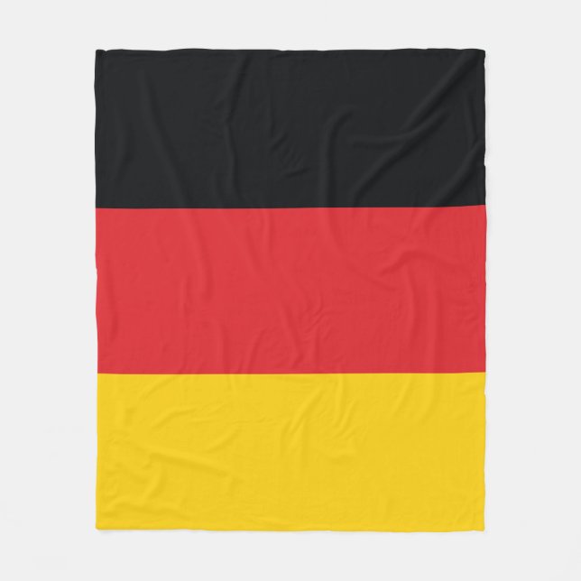 Flag of Germany Fleece Blanket (Front)