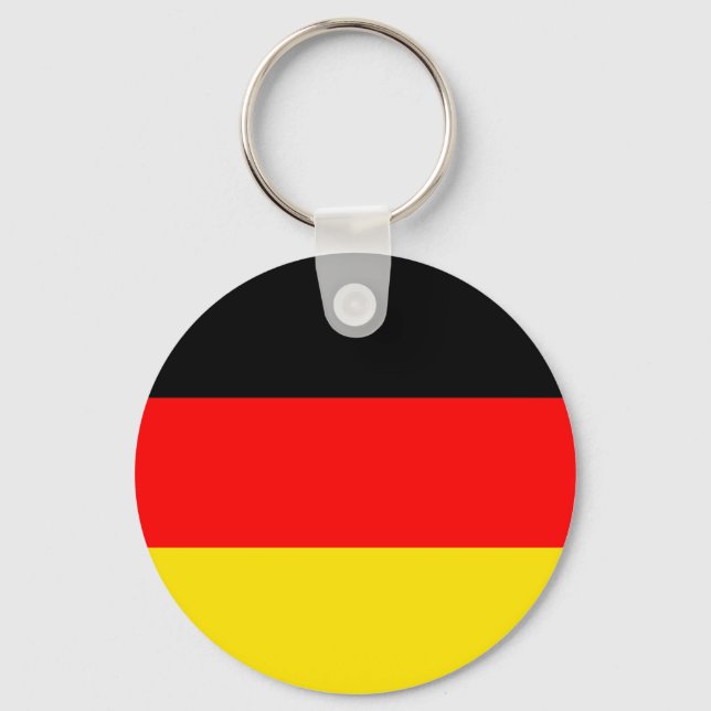 Flag of Germany Key Ring (Front)