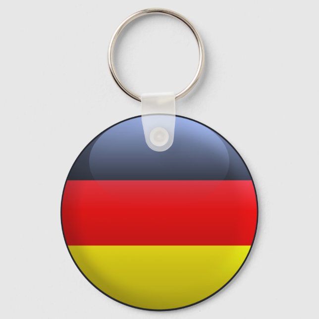 Flag of Germany Key Ring (Front)