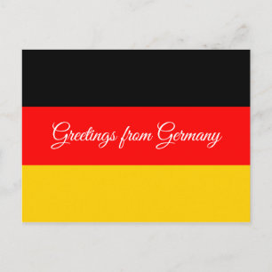 Flag of Germany Postcard