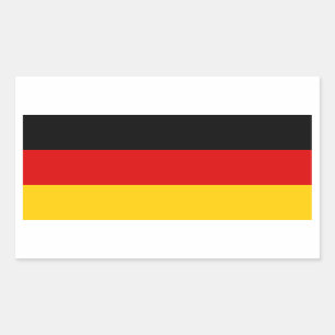 Flag of Germany Rectangular Sticker