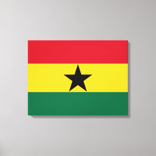 Flag of Ghana Canvas Print