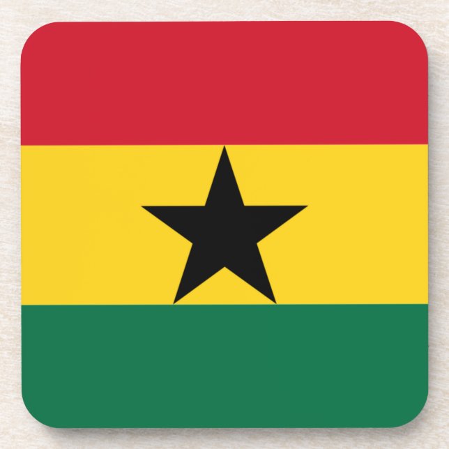 Flag of Ghana Coaster (Front)