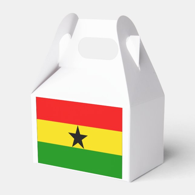 Flag of Ghana Favour Box (Back Side)