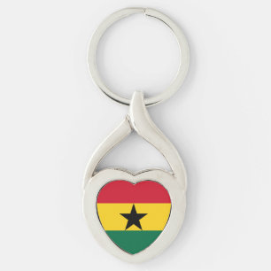 Flag of Ghana Key Ring