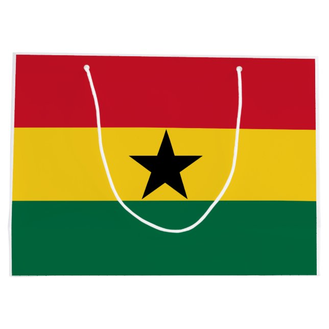Flag of Ghana Large Gift Bag (Back)