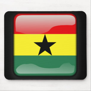 Flag of Ghana Mouse Mat