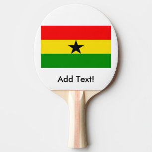 Flag of Ghana Ping Pong Paddle