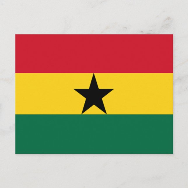 Flag of Ghana Postcard (Front)