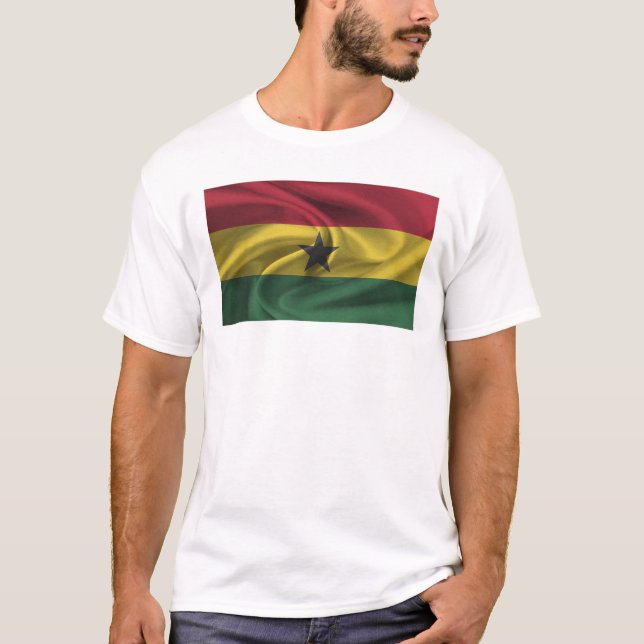 Flag Of Ghana T-Shirt (Front)
