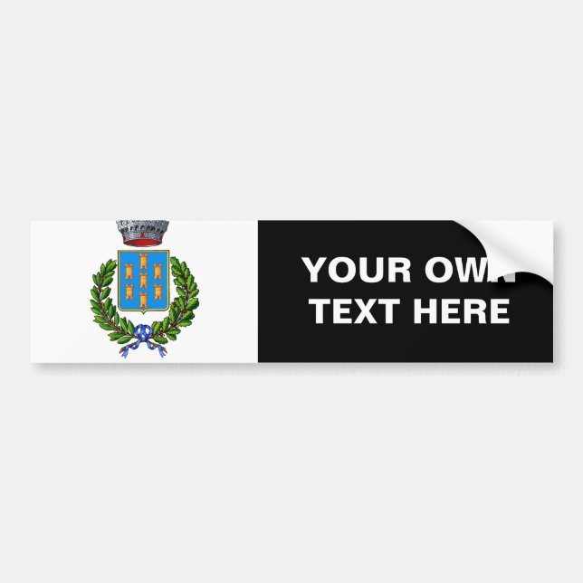 Flag of Giarre Bumper Sticker (Front)