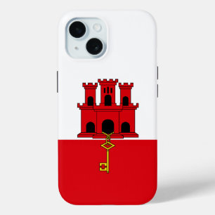 Flag of Gibraltar iPhone 15 Case