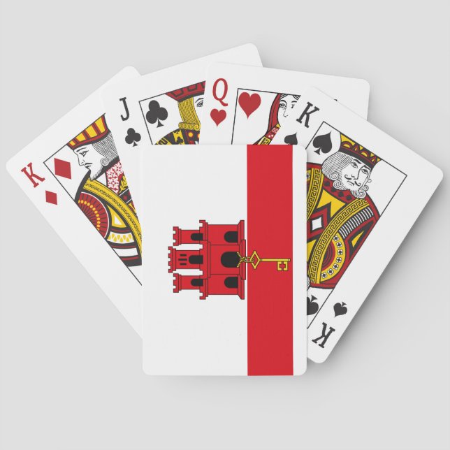 Flag of Gibraltar Playing Cards (Back)