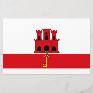 Flag of Gibraltar Stationery
