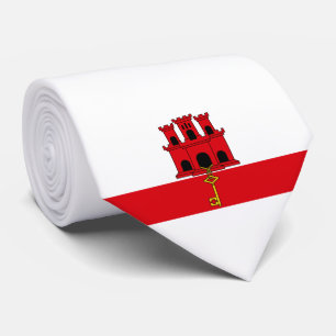 Flag of Gibraltar Tie